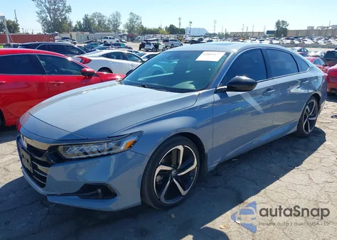 2021 Honda Accord Sport 2.0T from USA, damaged, VIN 1HGCV2F30MA009620
